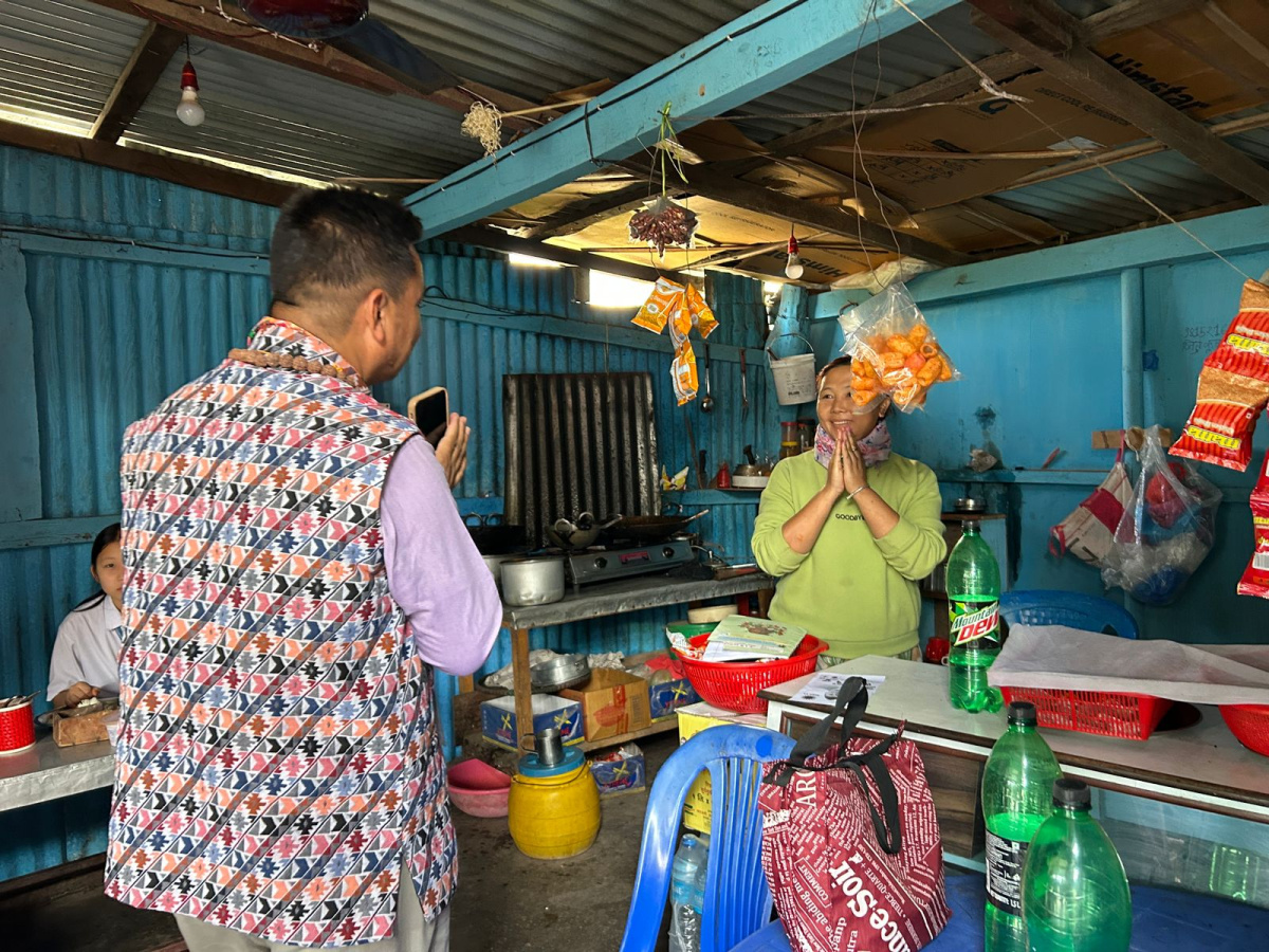 टिकाराम लिम्बुलाई धरान–५ मा फुलमालालले स्वागत