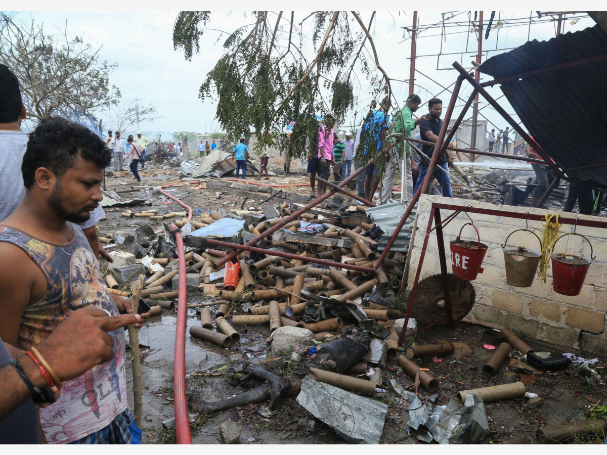 भारतमा भीषण विस्फोट, पटाका कारखानामा आगलागी हुँदा २० भन्दा बढीको मृत्यु