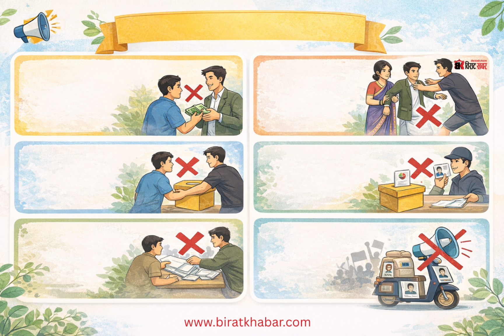 निर्वाचनमा प्रतिबन्धित २५ गतिविधि: उल्लंघन गरे जरिबाना र कैदसम्म सजाय