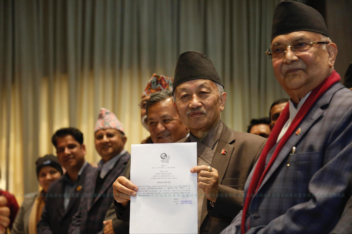 राष्ट्रपतिका उम्मेदवार नेम्बाङ भन्छन् : मेरो नाममा पनि राष्ट्रिय सहमति हुनसक्छ