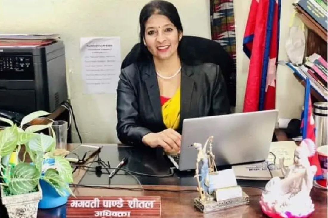 विवादास्पद अभिव्यक्ति दिएको आरोपमा अधिवक्ता भगवती पाण्डे पक्राउ