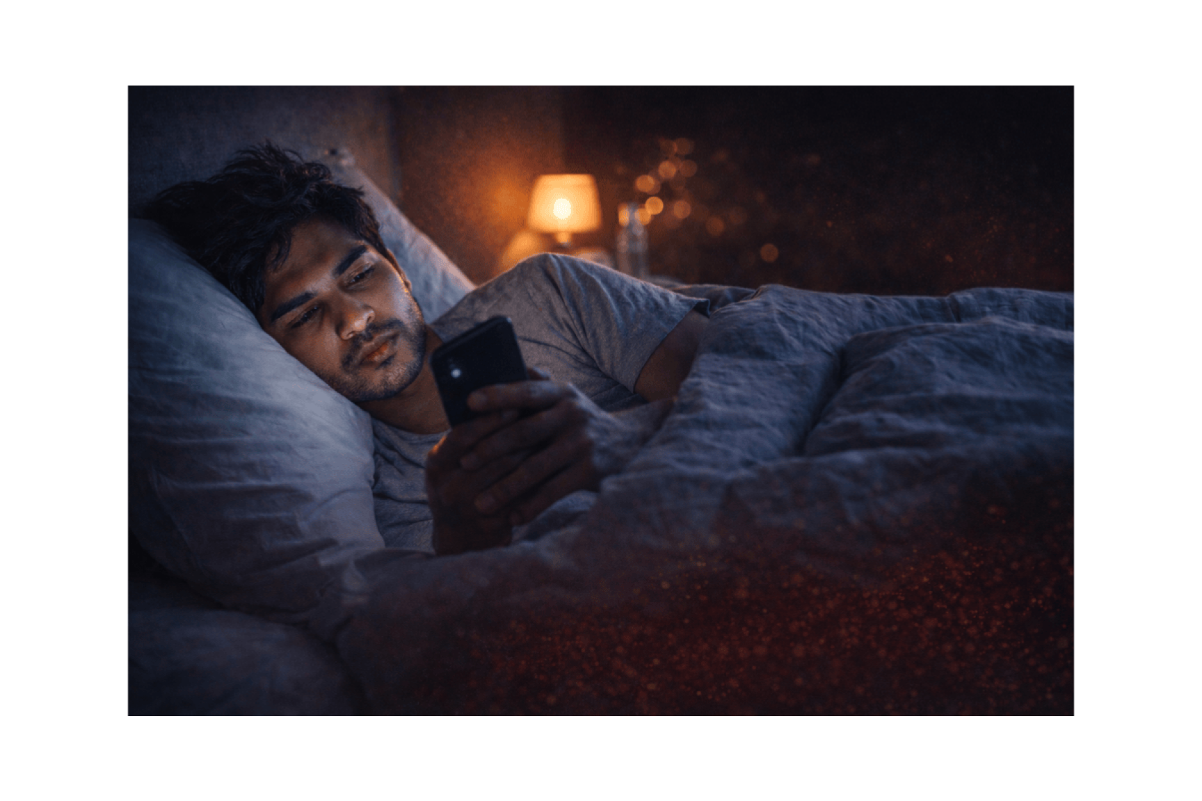 राति मोबाइल चलाउने बानी छ ? यस्तो खतरा हुन्छ