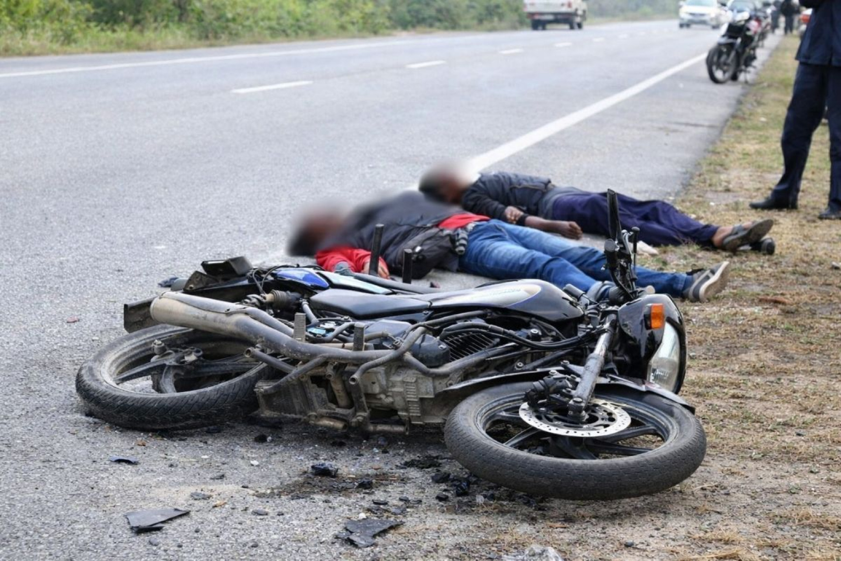 झापामा मोटरसाइकल दुर्घटना, एकको मृत्यु