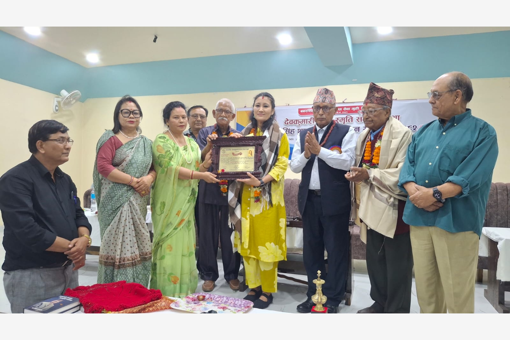 साहित्य साधनाको सम्मानःविराटनगरमा ज्ञान उदास र संगीता श्रेष्ठ पुरस्कृत