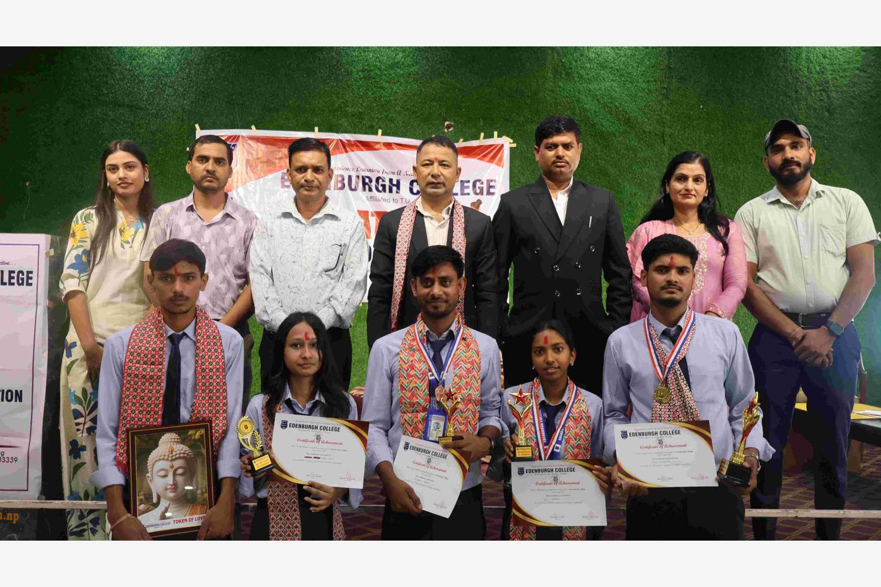इडेनबर्ग कलेजको वादविवादमा डेढ दर्जन प्रतिस्पर्धीलाई उछिन्दै अबु होजाइफा बने विजेता