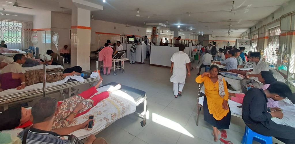 बीपी कोइराला स्वास्थ्य विज्ञान प्रतिष्ठान: छुट्टै ‘डेंगु डेडिकेटेड अस्पताल’ सञ्चालनमा