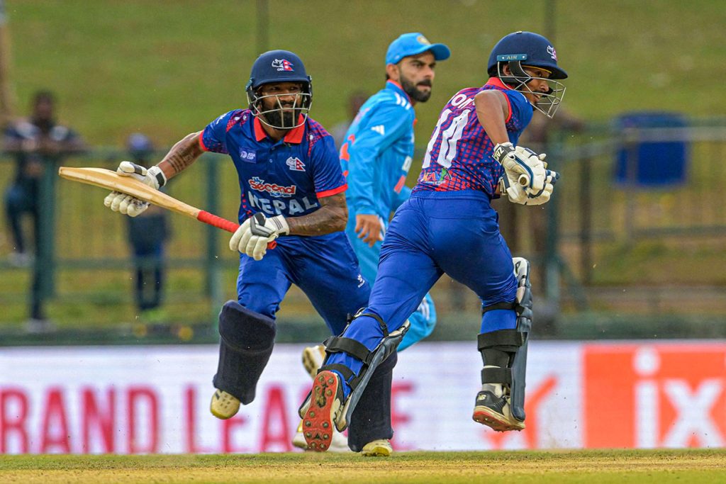 एसिया कप क्रिकेट: भारतले नेपाललाई १० विकेटले हरायो